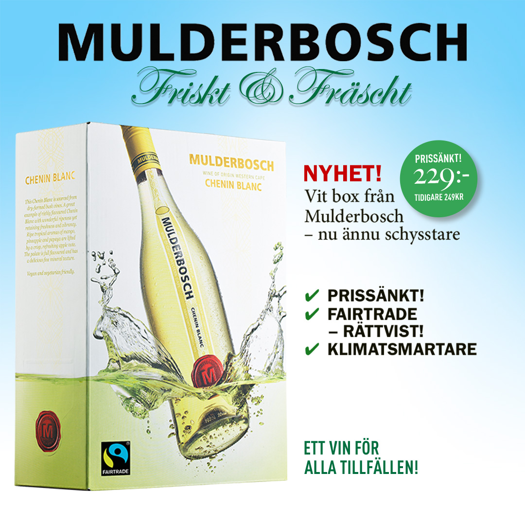 Produktbild på  Mulderbosch Chenin Blanc BIB